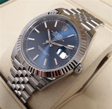 rolex date just 41 mm acciaio e overose